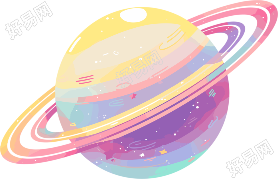 外太空插画素材