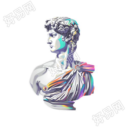 复古贴纸PNG插图