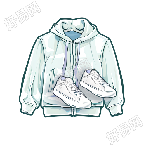 复古贴纸外套插图