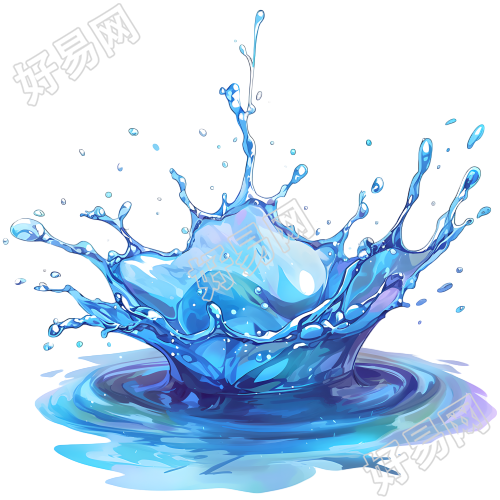水花创意图形素材