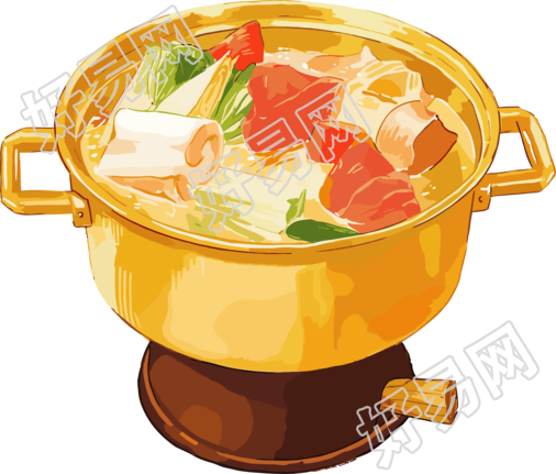 铜火锅商业设计元素