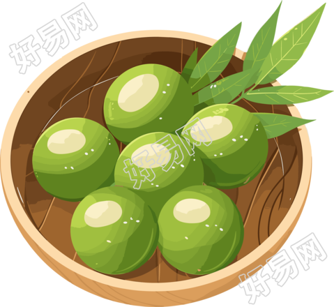 青团透明背景素材