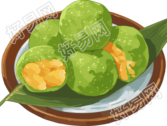 青团插画设计素材