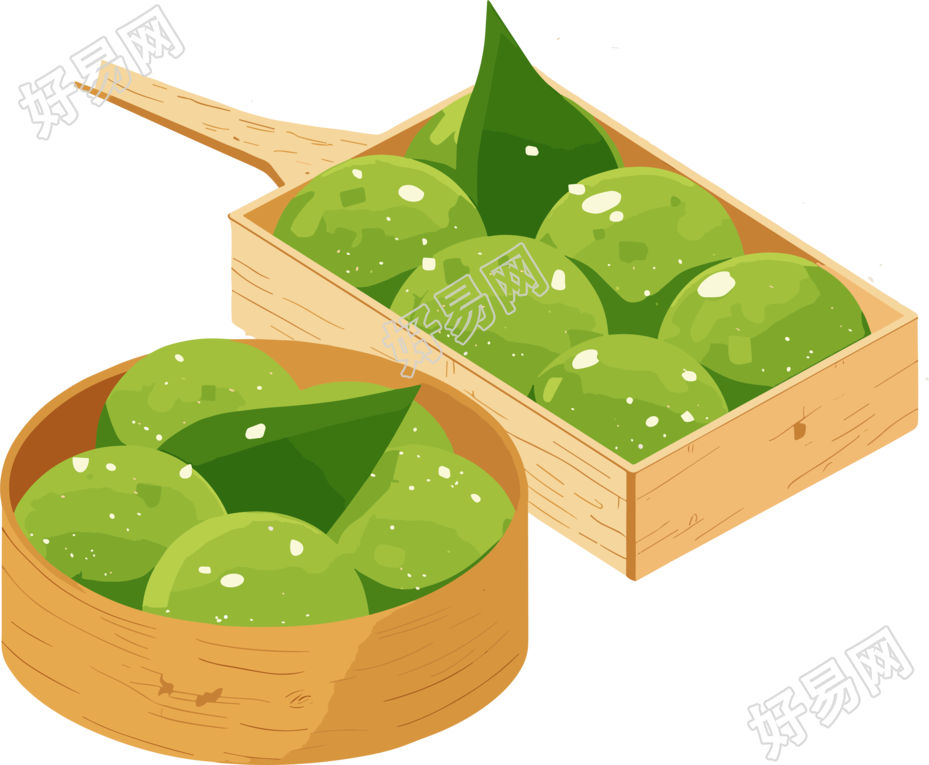 青团可商用插画