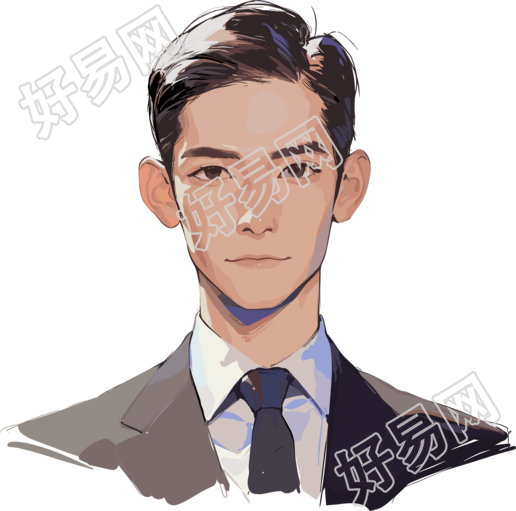 律师插画设计素材