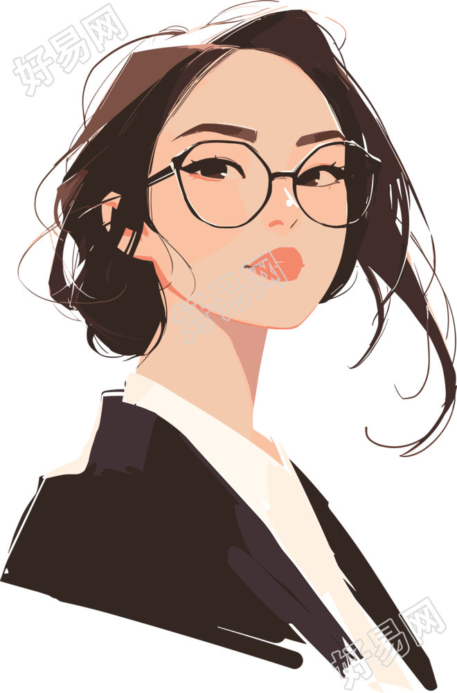 眼镜律师插图
