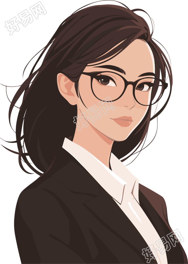 律师高清插画素材