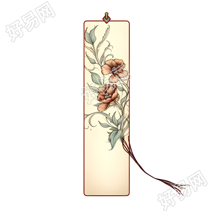书签透明背景素材