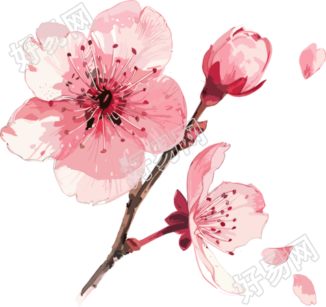 樱花花瓣粉色插图