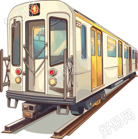 地铁卡通元素