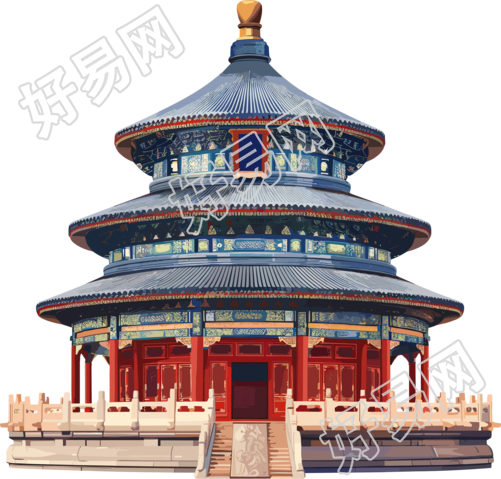 天坛透明背景素材