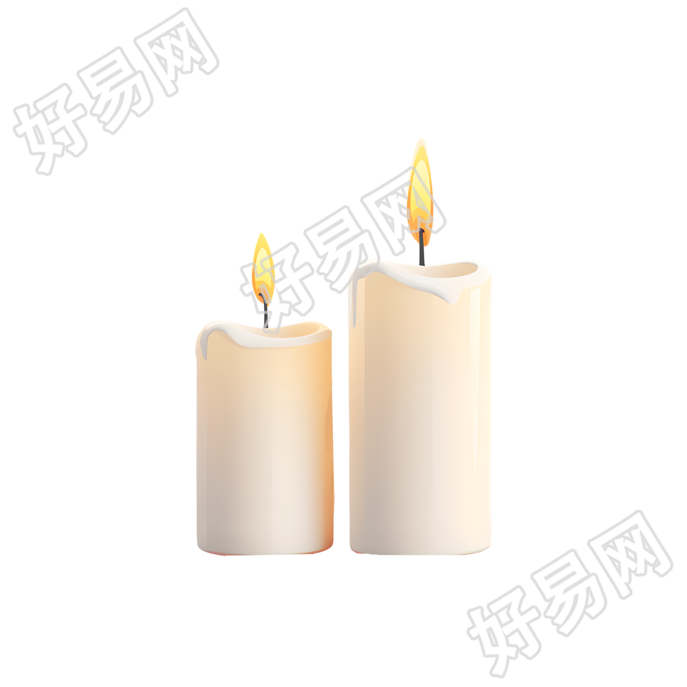 燃烧的蜡烛可商用素材