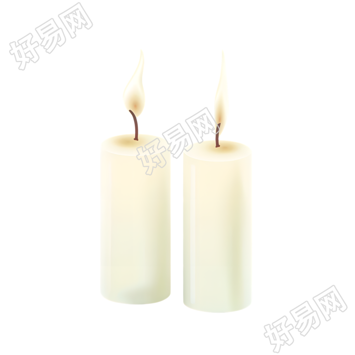 燃烧的蜡烛PNG素材