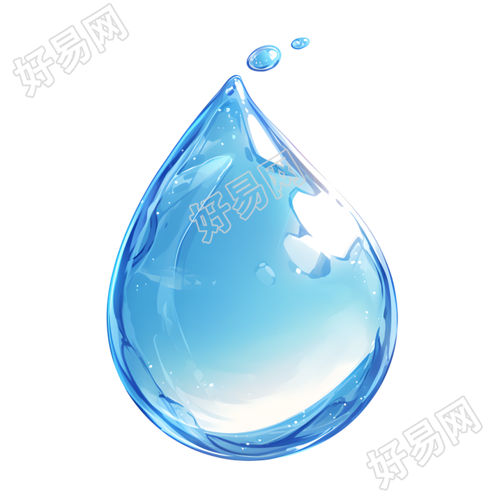 卡通水滴PNG图形素材