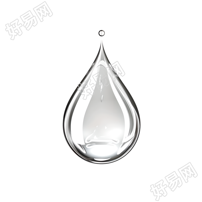 水滴插画设计素材