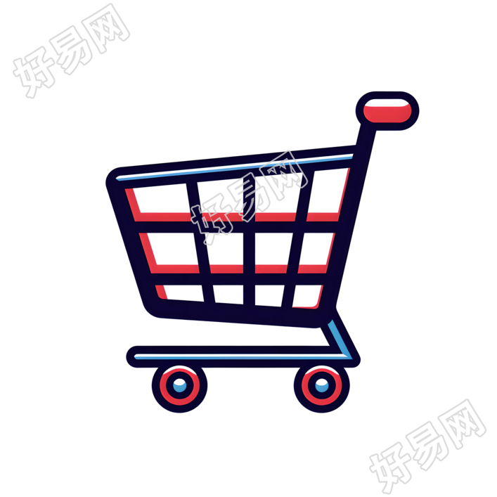 购物车logo图标插画