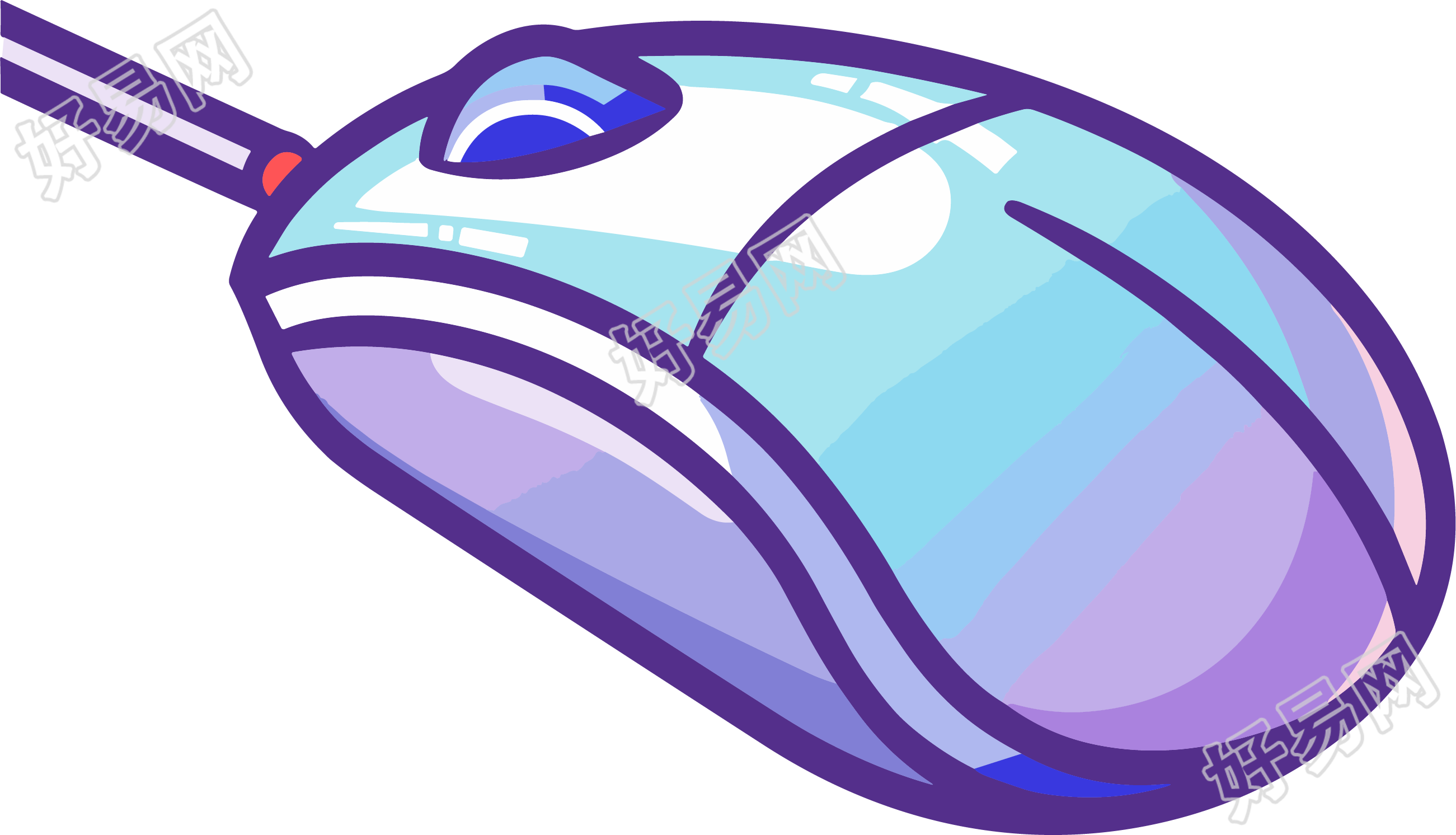 鼠标logo插图元素