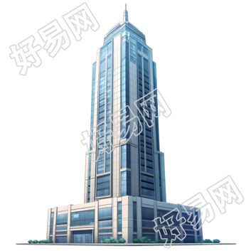 3D摩天大楼PNG素材