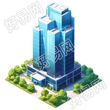 3D摩天大楼高清图形素材