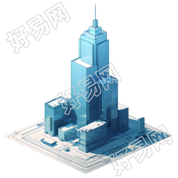 3D摩天大楼高清创意元素