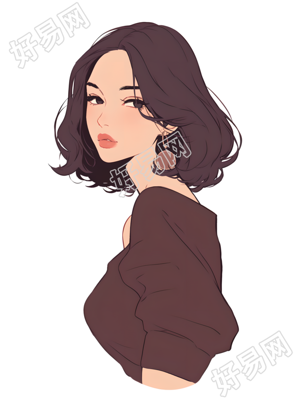 魅力女性PNG图形素材