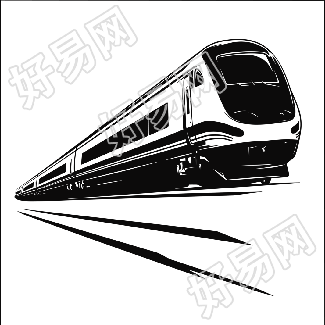 党政高铁创意设计元素