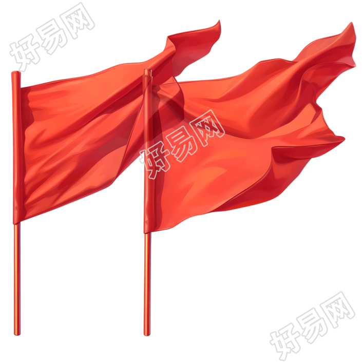 党政红旗飘扬插图