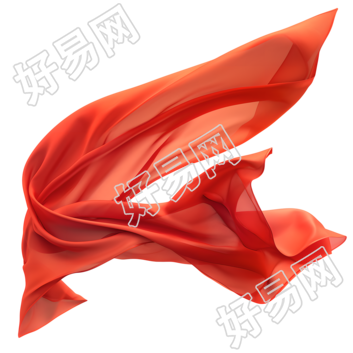 红飘带可商用插图