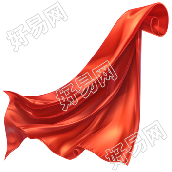 红飘带高清质量素材