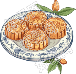 月饼高清图形素材