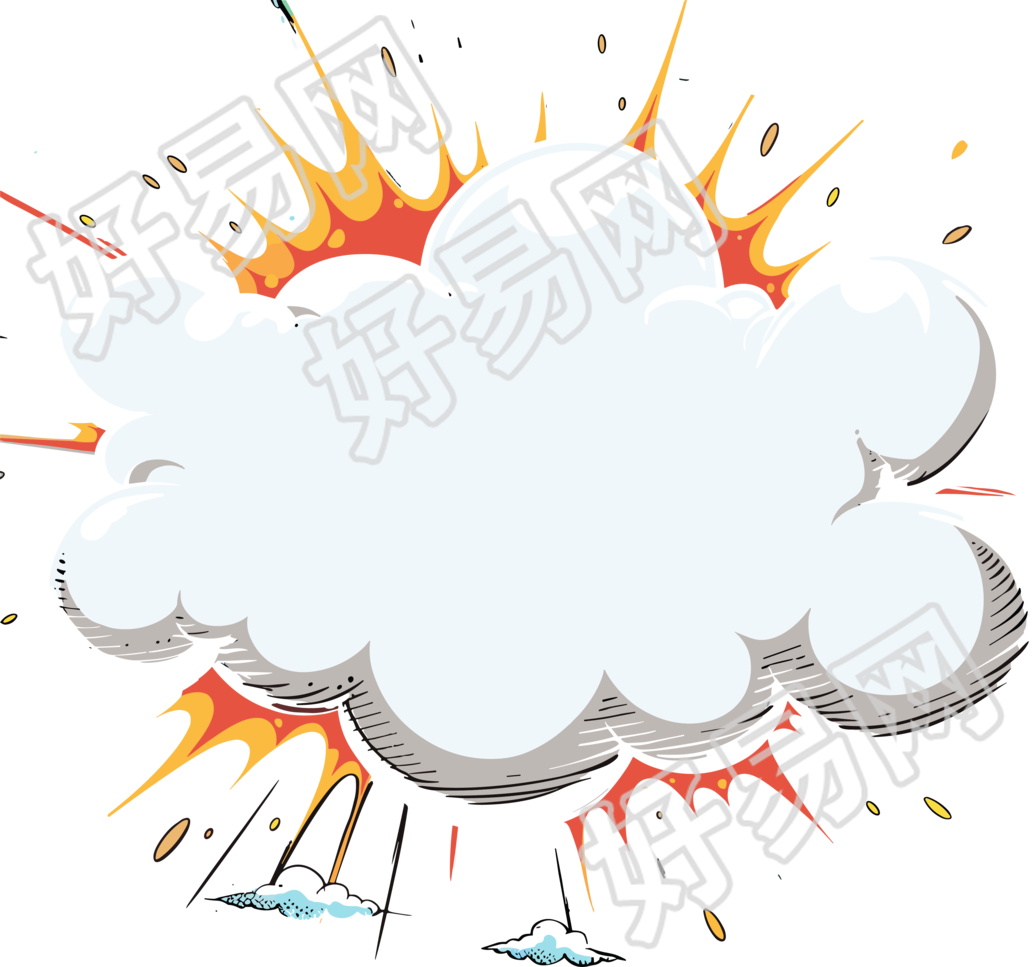 漫画对话框创意图形素材