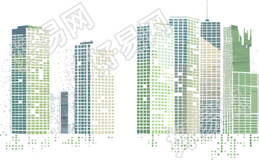 颗粒感城市素材