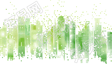 颗粒感城市高清插图