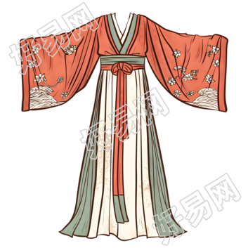 古代服饰古风插画