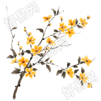 国风桂花插图