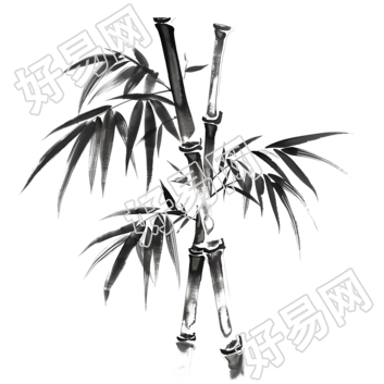 中国风竹子简洁插图