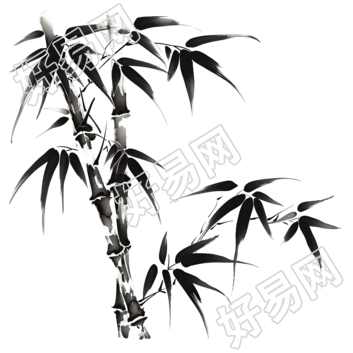 中国风竹子插画设计元素