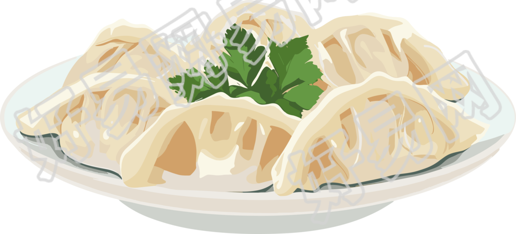 饺子商业插画