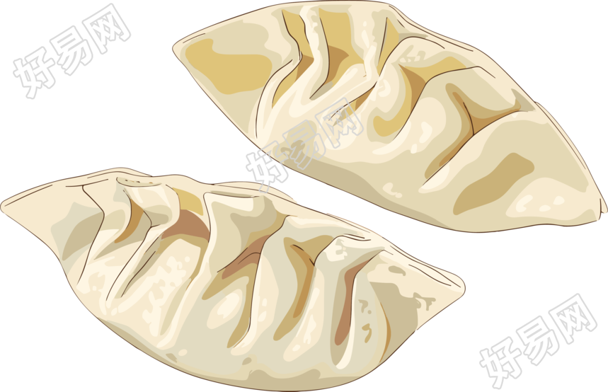 饺子传统美食素材
