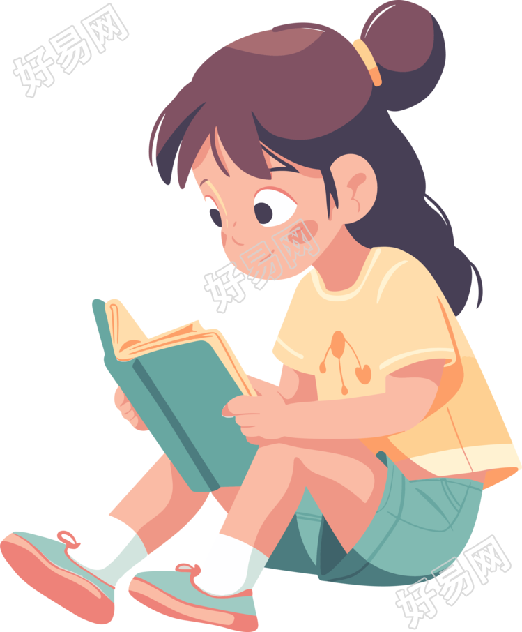 儿童阅读插画设计元素