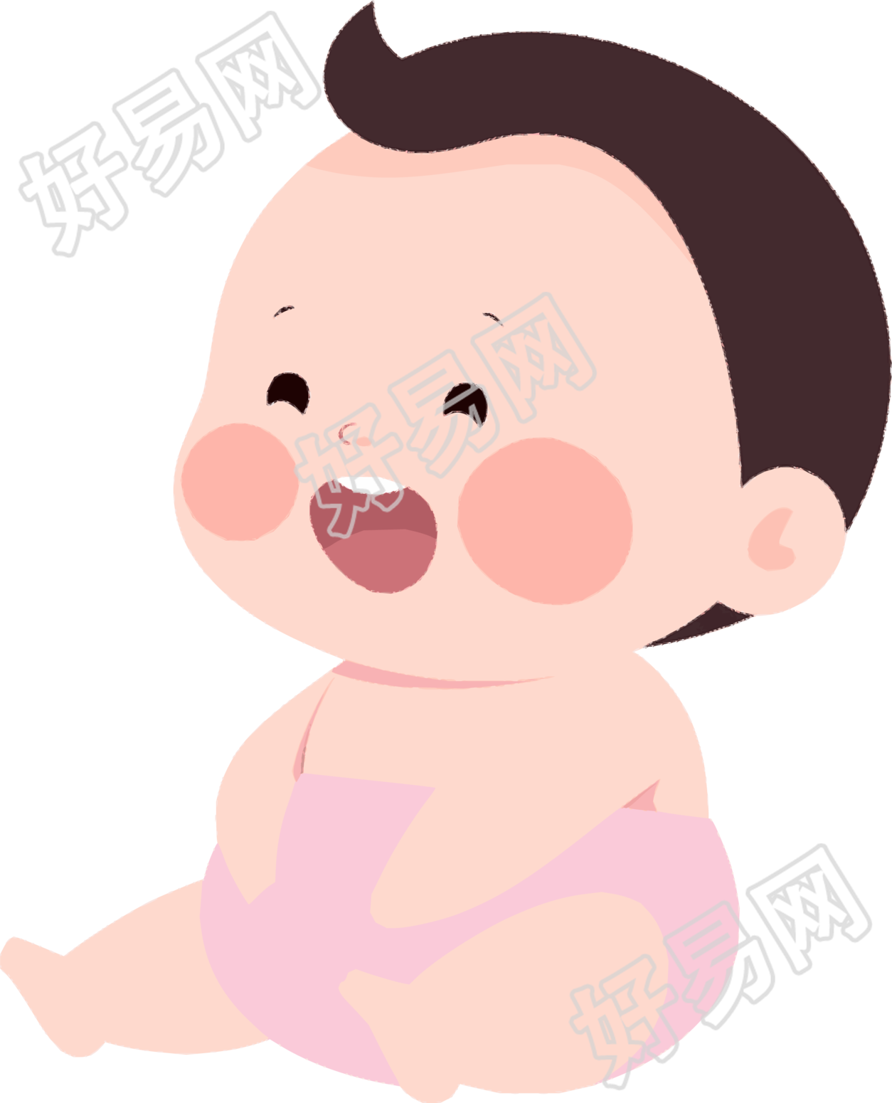 卡通婴儿商用插图