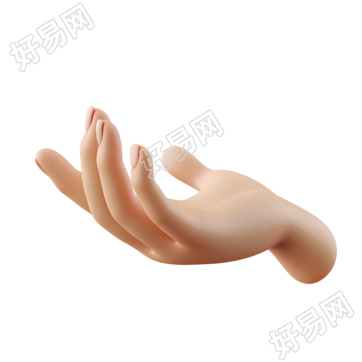 3d小手商用插画