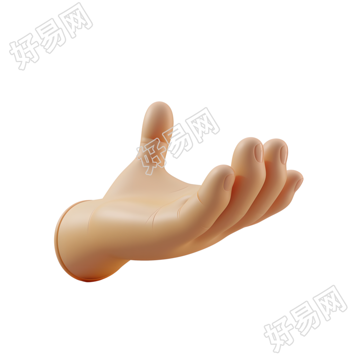3d小手立体设计素材