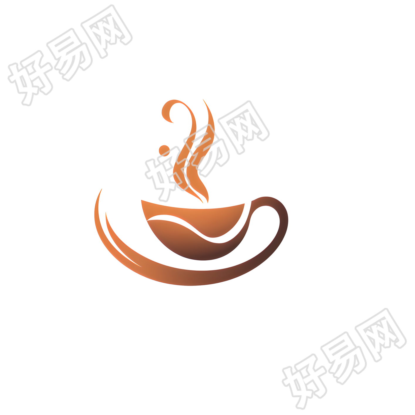 咖啡logo透明背景素材