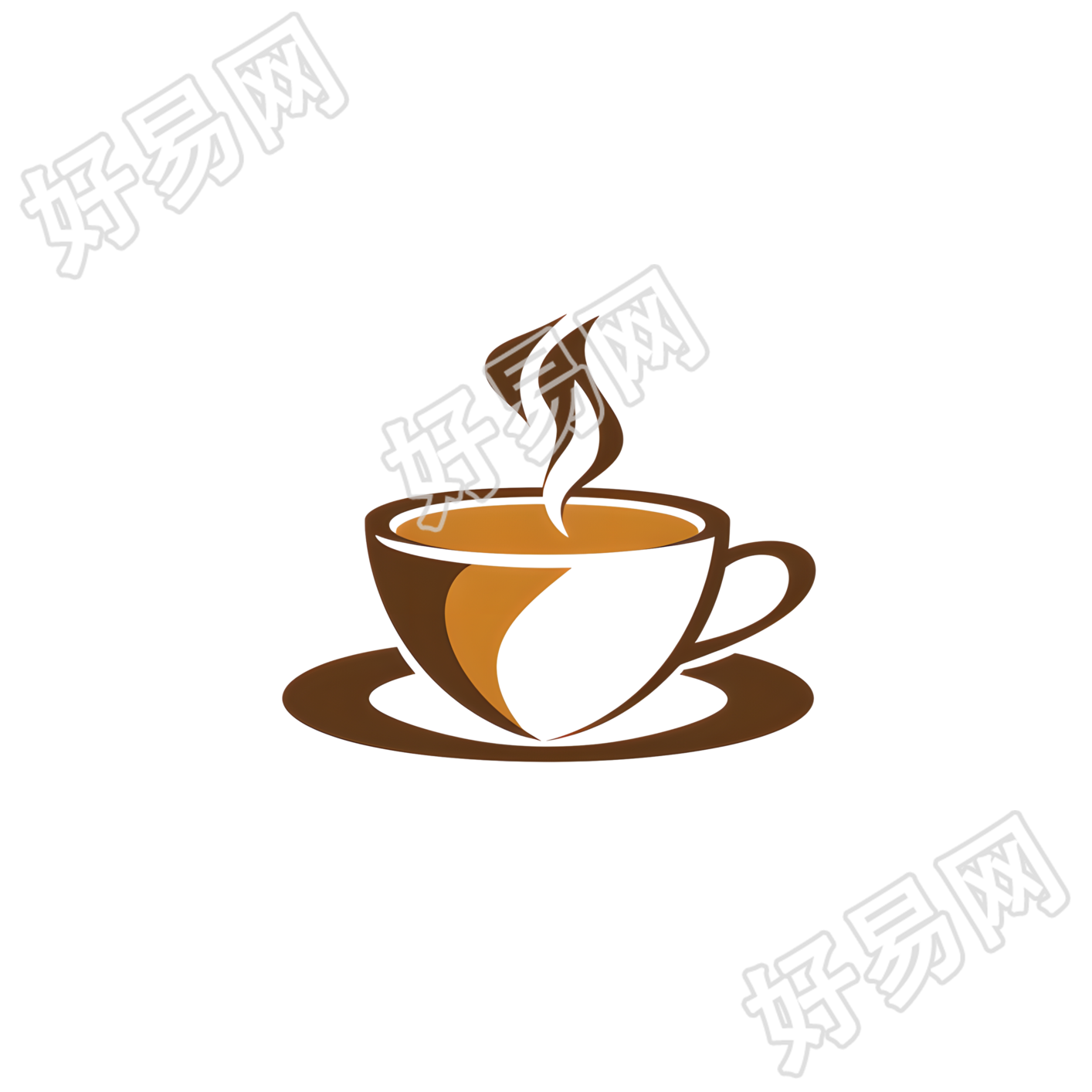 咖啡logo插画素材