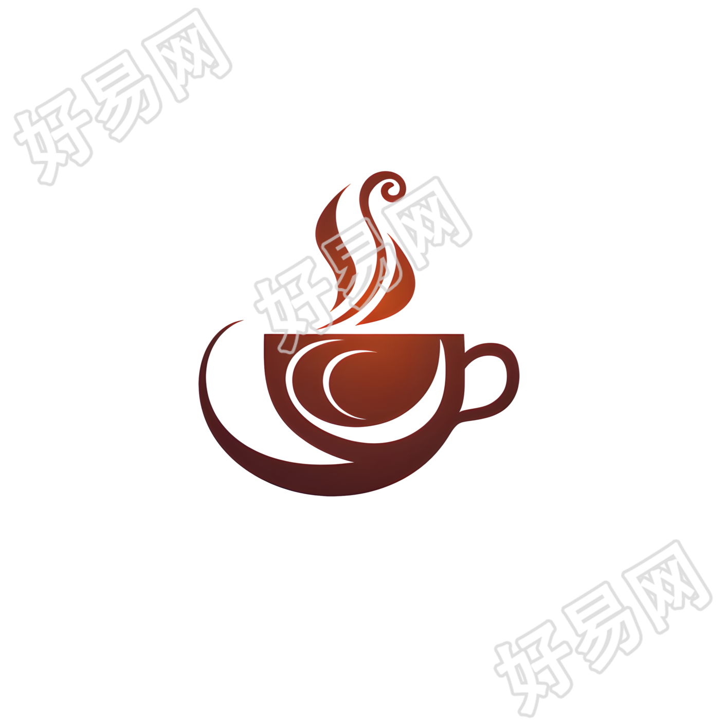 咖啡logo图形设计元素