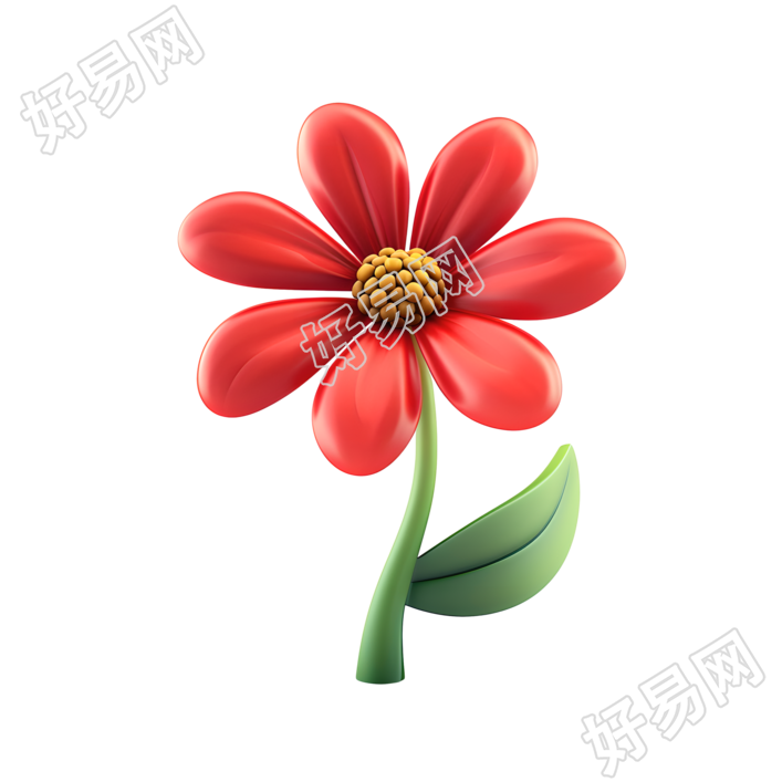 3D花朵高清图形素材