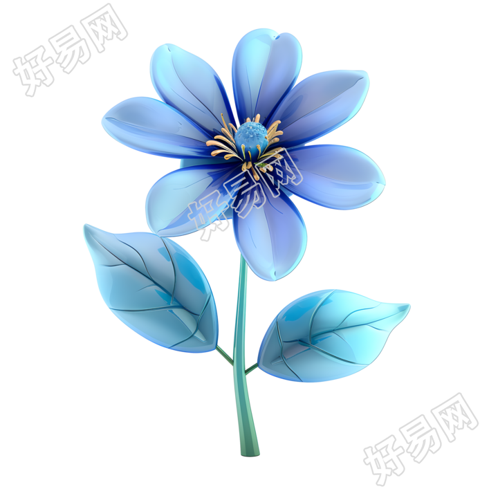 3D花朵可商用素材