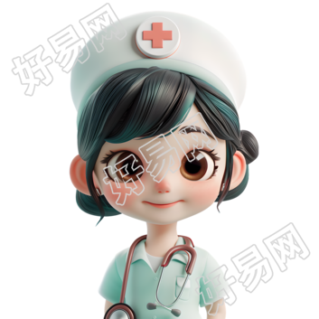 3D护士商业设计元素