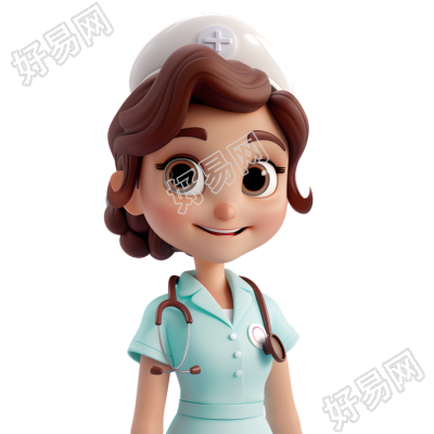 3D护士可商用插画